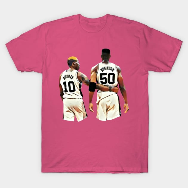 Dennis and David T-Shirt by HoopDynastees